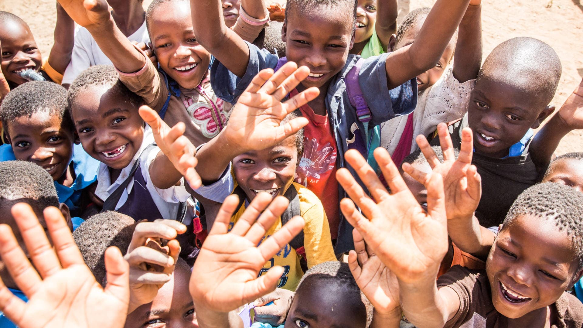 Picture of kids in Malawi
